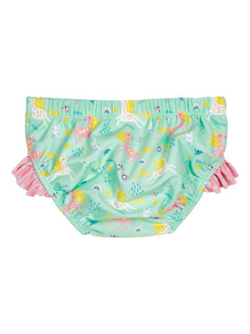 Playshoes Pieluszka kąpielowa w kolorze miętowym ze wzorem