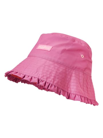 Playshoes Dwustronny kapelusz przeciwsłoneczny "Hawaii" w kolorze różowym