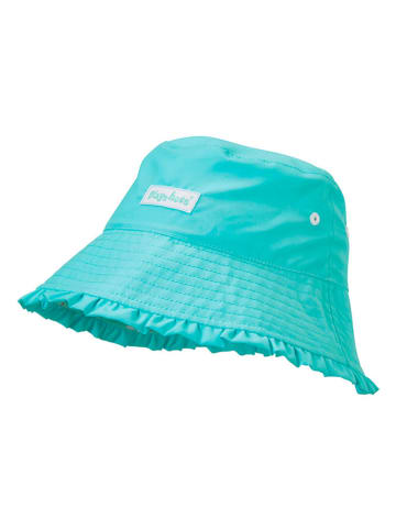 Playshoes Omkeerbare zonnehoed "Eenhoornzeemeerkat" turquoise