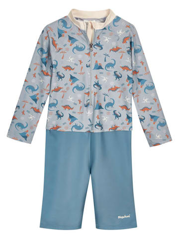 Playshoes Badpak "Dino" blauw/meerkleurig