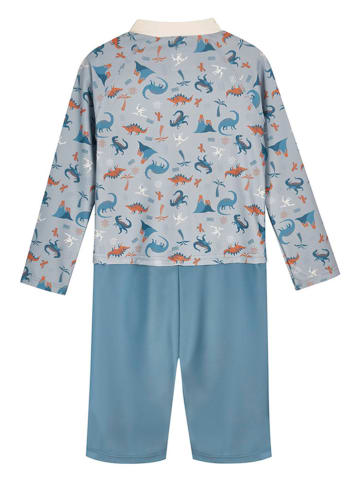 Playshoes Badpak "Dino" blauw/meerkleurig