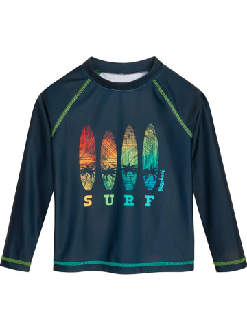 Playshoes Badeshirt "Surf" in Dunkelblau/ Bunt