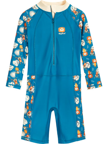 Playshoes Badeanzug in Blau/ Bunt