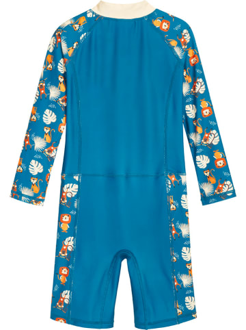 Playshoes Badeanzug in Blau/ Bunt