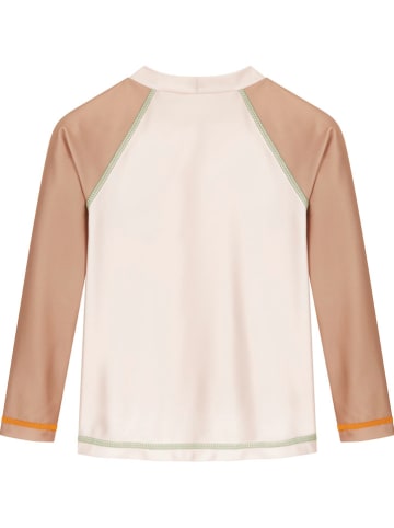 Playshoes Badeshirt in Beige/ Hellbraun