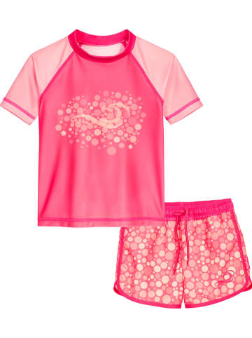Playshoes 2-częściowy zestaw kąpielowy w kolorze różowym