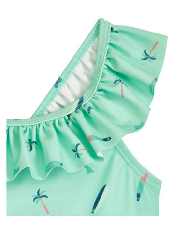 Playshoes Badeanzug "Surfbrett Palmen" in Mint