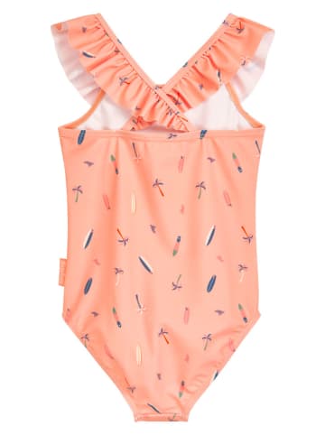 Playshoes Badpak "Surfbrett Palmen" oranje