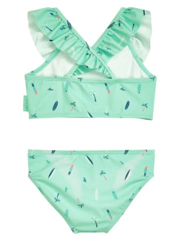 Playshoes Bikini "Surfbrett Palme" mintgroen