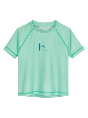 Playshoes Zwemshirt "Surfbrett Palme" lichtgroen