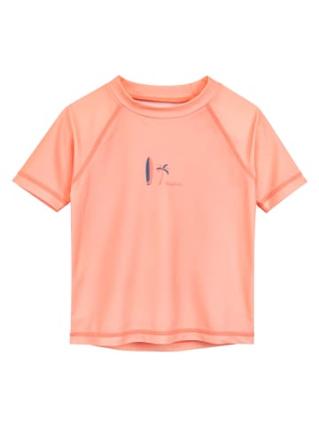 Playshoes Zwemshirt "Surfbrett Palme" oranje