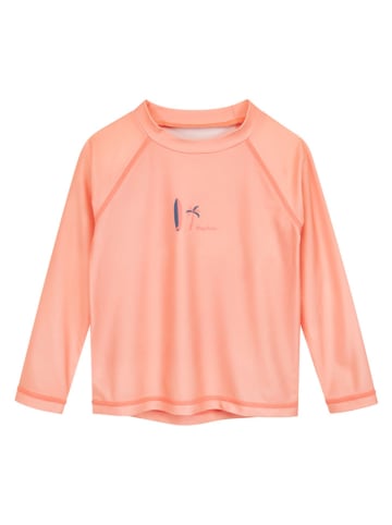Playshoes Badeshirt "Surfbrett Palme" in Orange