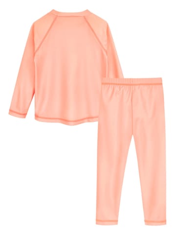 Playshoes 2tlg. Badeoutfit "Surfbrett Palmen" in Orange