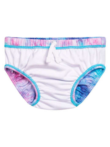 Playshoes Pieluszka kąpielowa "Batik" w kolorze niebiesko-jasnoróżowym