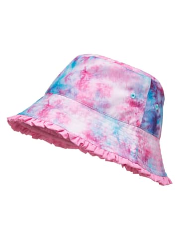 Playshoes Omkeerbare zonnehoed "Batik" lichtroze/lichtblauw
