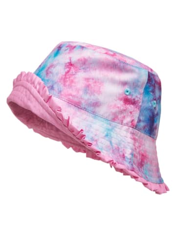 Playshoes Dwustronny kapelusz przeciwsłoneczny w kolorze jasnoróżowo-błękitnym