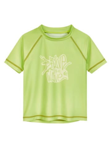 Playshoes Zwemshirt "Wave" lichtgroen