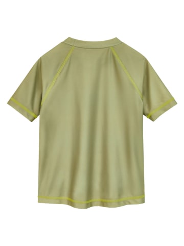 Playshoes Badeshirt "Wave" in Khaki