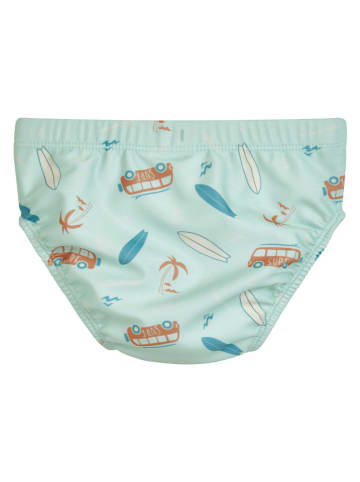 Playshoes Pieluszka kąpielowa "Surf-Bus" w kolorze błękitnym