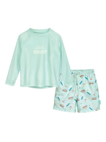 Playshoes 2tlg. Badeoutfit "Surf-Bus" in Mint