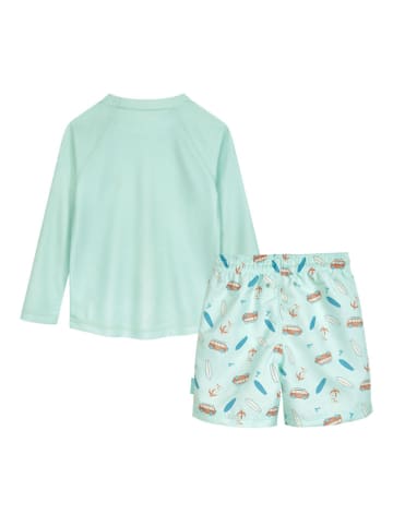 Playshoes 2tlg. Badeoutfit "Surf-Bus" in Mint