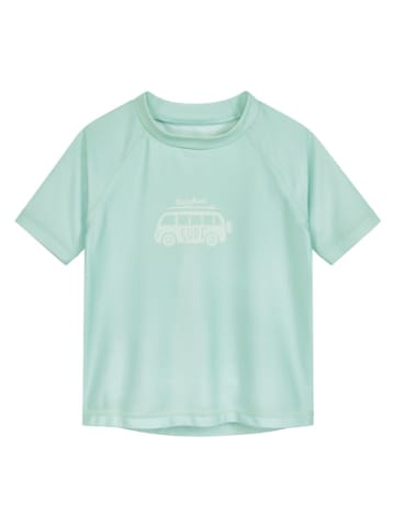 Playshoes Badeshirt "Surf-Bus" in Hellgrün