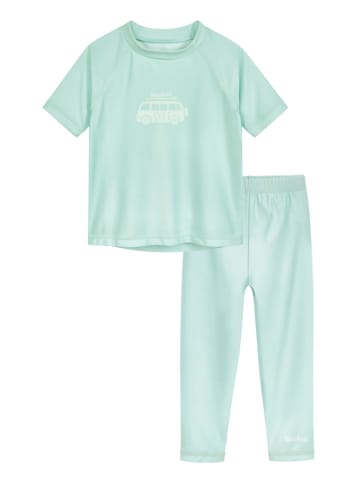 Playshoes 2tlg. Badeoutfit "Surf-Bus" in Mint