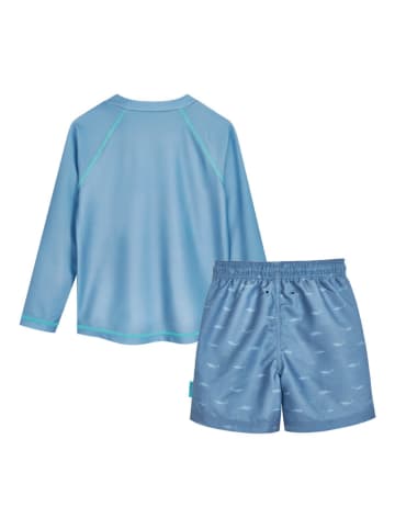 Playshoes 2-częściowy zestaw kąpielowy "Shark" w kolorze niebieskim