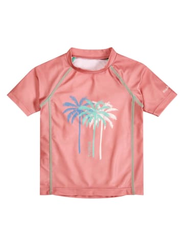 Playshoes Badeshirt "Palmen" in Koralle