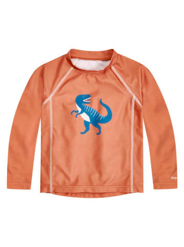 Playshoes Zwemshirt "Dino" oranje