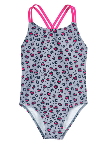 Playshoes Strój kąpielowy w kolorze szaro-różowym
