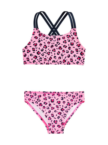 Playshoes Bikini "Leo-Print" lichtroze/zwart