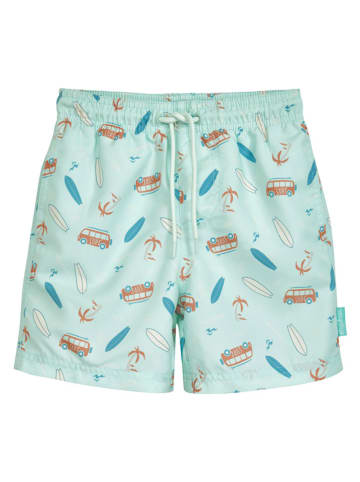 Playshoes Badeshorts "Surf-Bus" in Hellblau