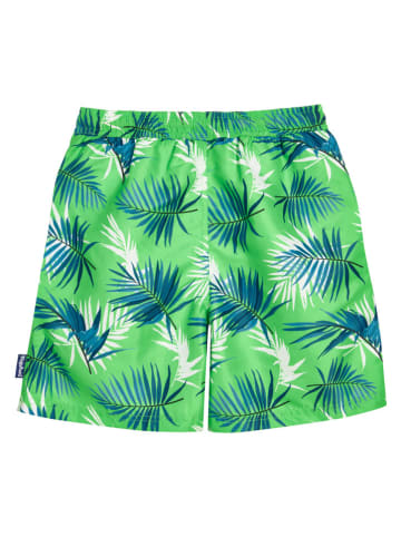 Playshoes Badeshorts "Hawaii" in Grün/ Blau