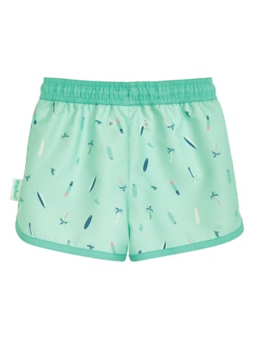 Playshoes Zwemshort "Surfbrett Palme" mintgroen