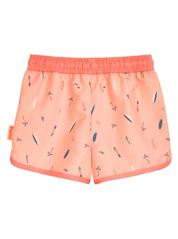 Playshoes Badeshorts "Surfbrett Palme" in Orange