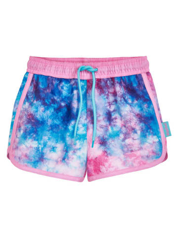 Playshoes Zwemshort "Batik" lichtroze/blauw