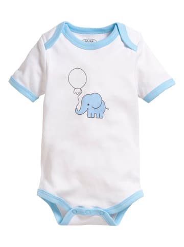 Playshoes Body (2 szt.) w kolorze błękitnym i białym