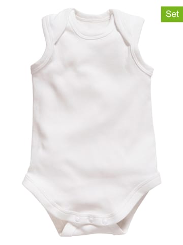 Playshoes 3er-Set: Bodys in Weiß