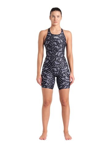 Arena Badeanzug in Schwarz/ Grau