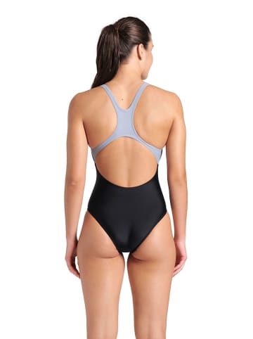 Arena Badeanzug in Schwarz/ Grau