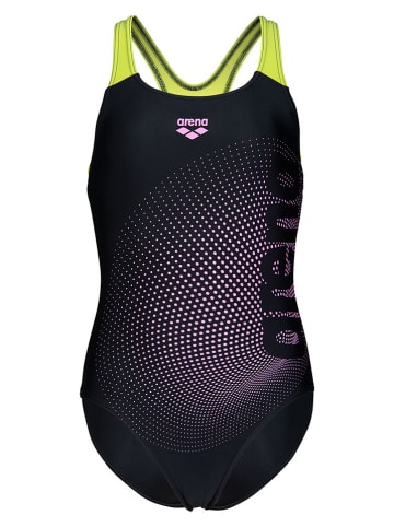 Arena Badeanzug in Schwarz/ Gelb