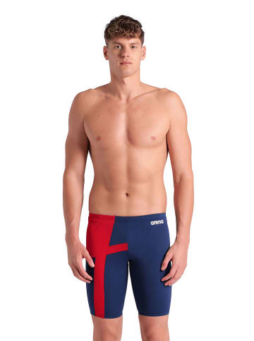 Arena Badehose in Dunkelblau/ Rot