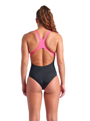 Arena Badeanzug in Schwarz/ Pink