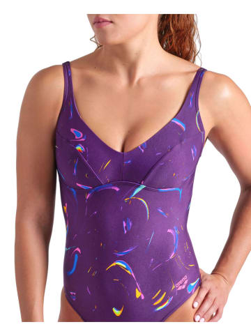 Arena Strój kąpielowy w kolorze fioletowym