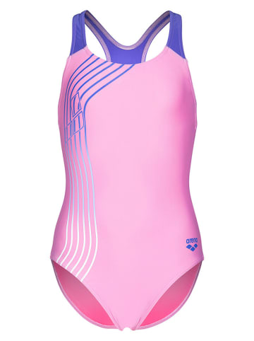 Arena Strój kąpielowy w kolorze jasnoróżowo-niebieskim