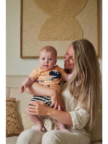 Dirkje 2-częściowy zestaw w kolorze pomarańczowo-granatowym