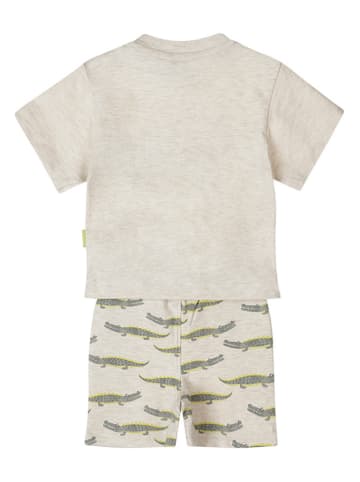 Dirkje 2-delige outfit crème/groen