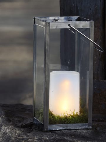 STAR Trading Świeca LED "Flame Candle" w kolorze białym