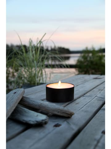STAR Trading Wassen ledtheelicht "Star-Light" zwart/wit - (H)7 x  Ø 10,5 cm